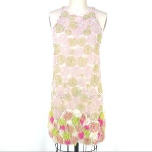 Douglas Hannant Beaded Silk 1920s Gatsby Dress